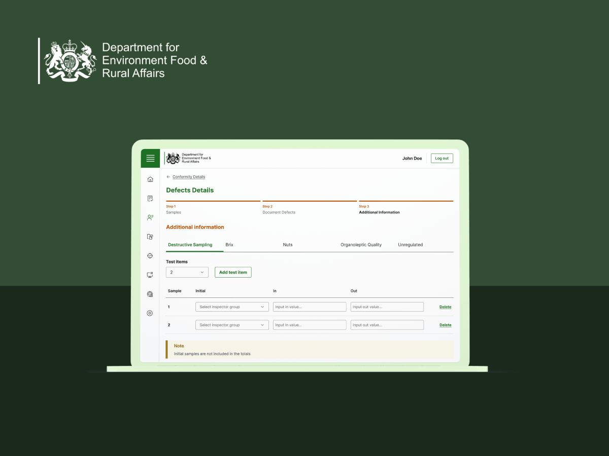 DEFRA project preview